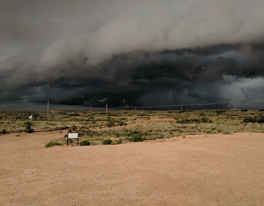 Loco Hills Severe Supercell Shelf Cloud